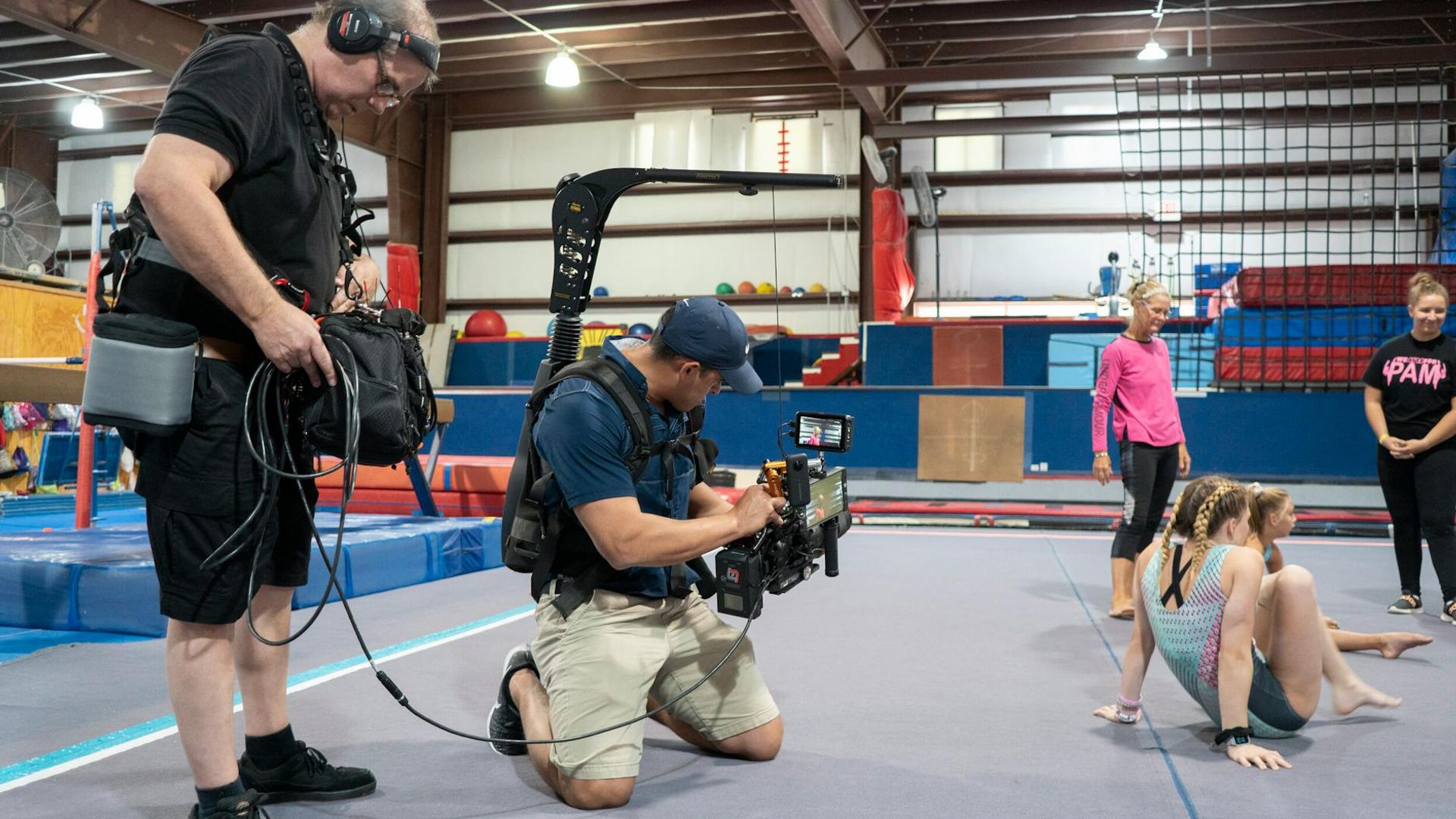 Professional training space for men with modern equipment